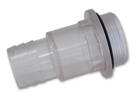Прозрачен фитинг 1-1/2'' x 38 mm за маркуч на пясъчен филтър Mountfield
