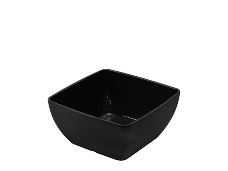 Квадратна здела 19 x 19 см, висина 9 см, црна