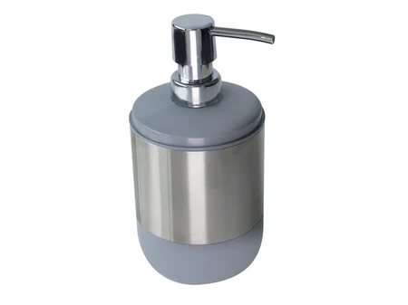 Δοχείο υγρού σαπουνιού Argento Grigio, γκρι, 650 ml