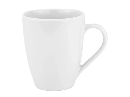 Weiße Tasse mit Henkel 300 ml für Kaffee und Tee