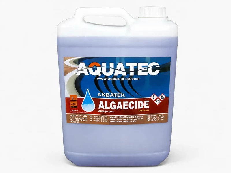 Туба с течен алгицид ALGAECIDE 5 литра за басейнова вода
