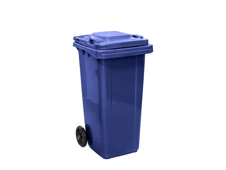Mülleimer 120 L, Schwarz
